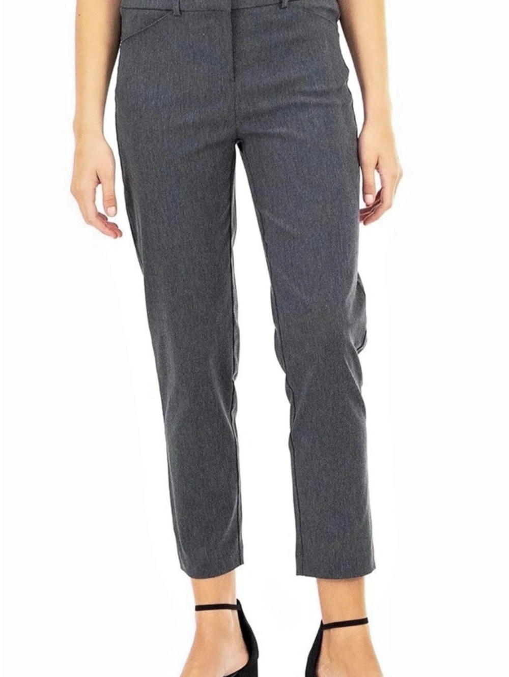 Nanette Lepore Slim Ankle Pants Gray Size 14
